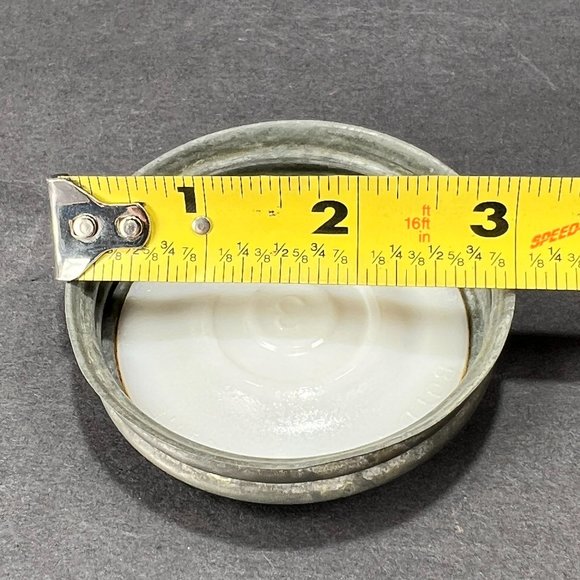 Vtg Kerr Self Sealing Mason Canning Jar Zinc Lid Boyd Porcelain Insert Country - Picture 16 of 16